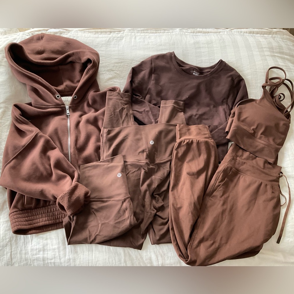 Lululemon Java Brown Activewear Set - image 1